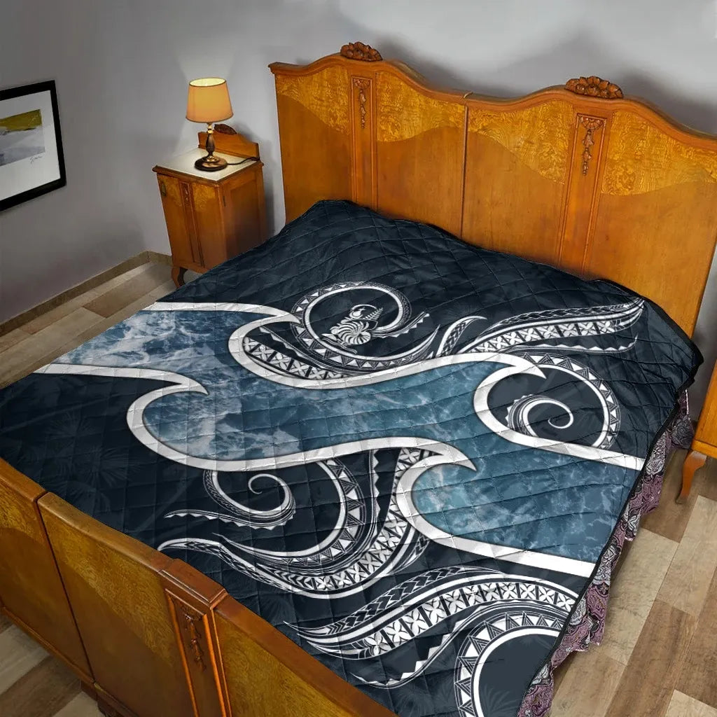 New Caledonia Polynesian Premium Quilt - Ocean Style