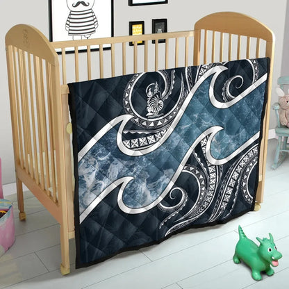 New Caledonia Polynesian Premium Quilt - Ocean Style