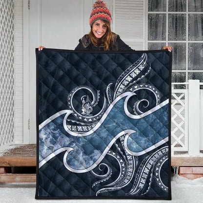 New Caledonia Polynesian Premium Quilt - Ocean Style