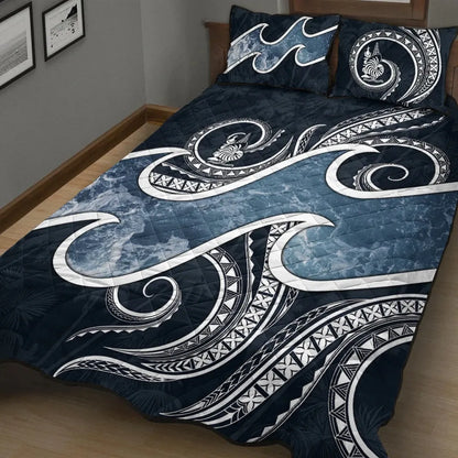 New Caledonia Polynesian Quilt Bed Set - Ocean Style