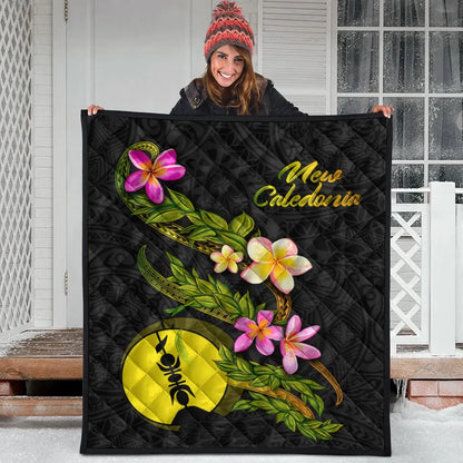 New Caledonia Polynesian Quilt - Plumeria Tribal