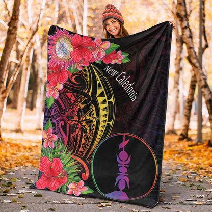 New Caledonia Premium Blanket - Tropical Hippie Style