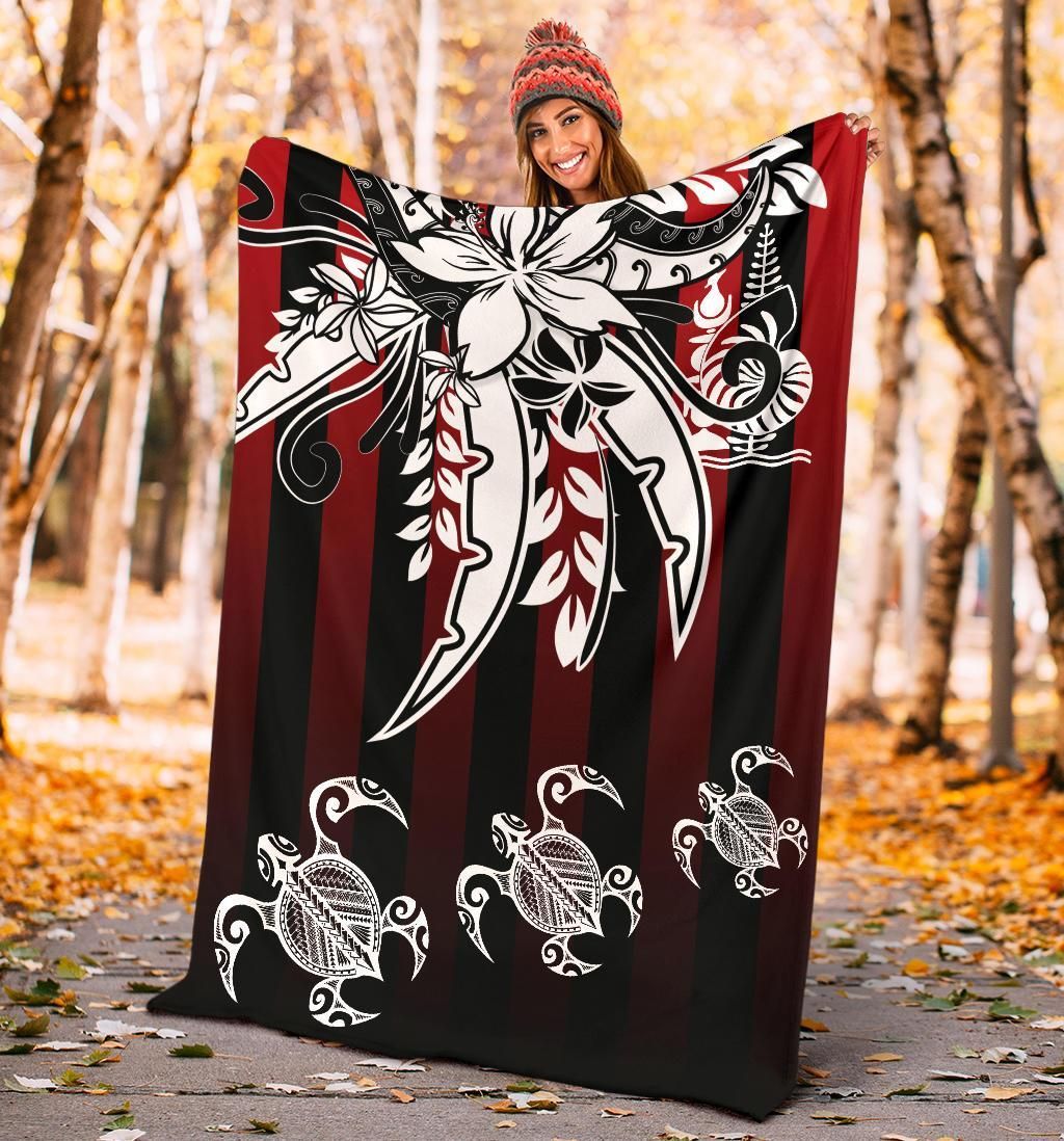 New Caledonia Premium Blanket - Vertical Stripes Style