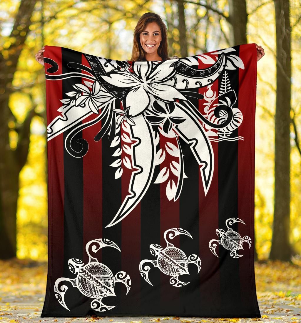 New Caledonia Premium Blanket - Vertical Stripes Style