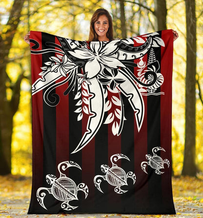 New Caledonia Premium Blanket - Vertical Stripes Style