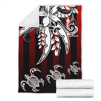 New Caledonia Premium Blanket - Vertical Stripes Style