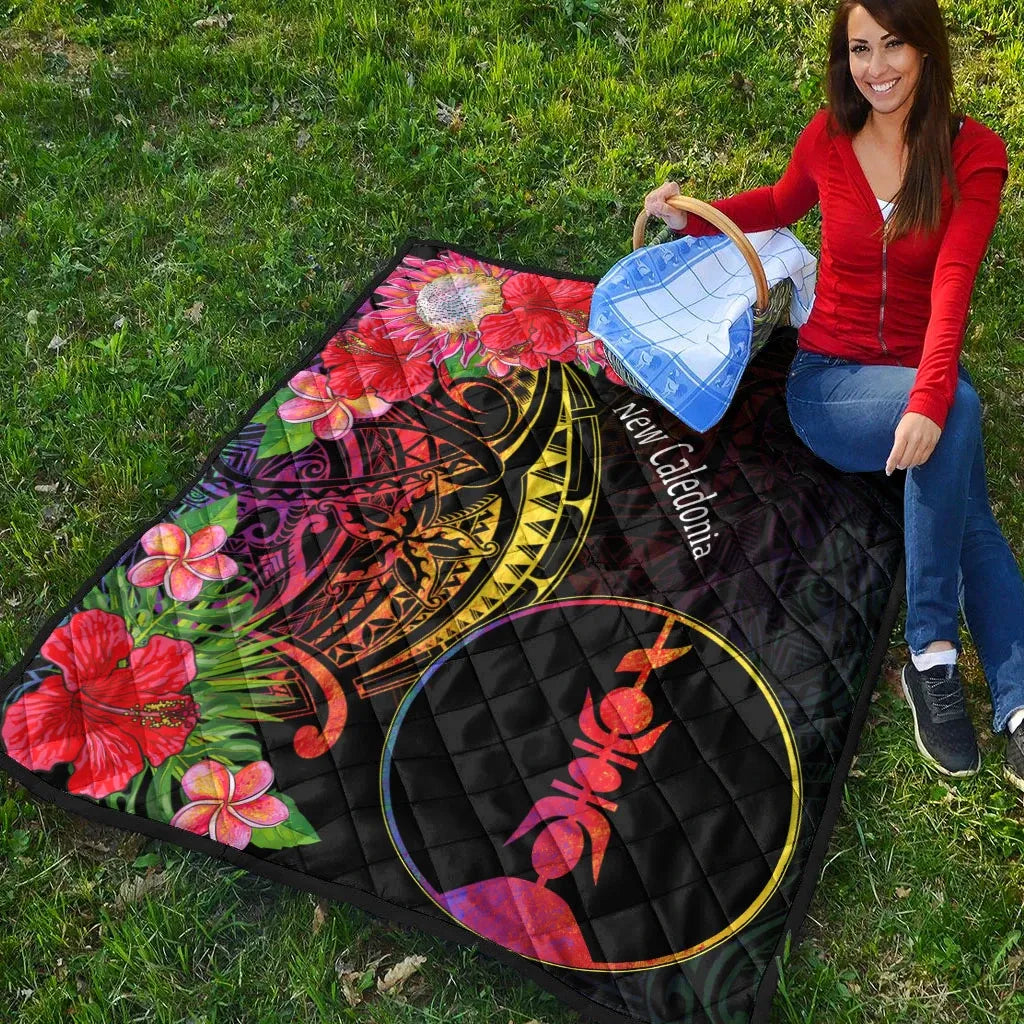 New Caledonia Premium Quilt - Tropical Hippie Style