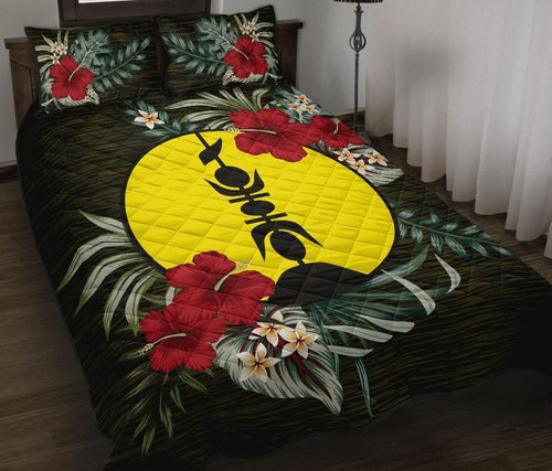 New Caledonia Polynesian Quilt Bed Set - Special Hibiscus
