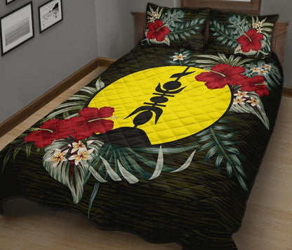 New Caledonia Polynesian Quilt Bed Set - Special Hibiscus