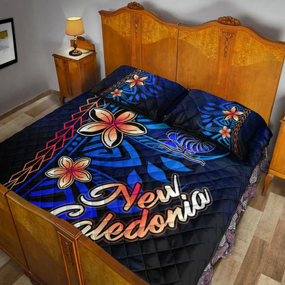 New Caledonia Quilt Bed Set - Vintage Tribal Mountain