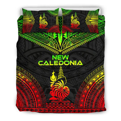 New Caledonia Polynesian Chief Duvet Cover Set - Reggae Version