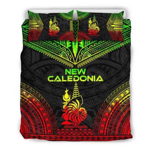 New Caledonia Polynesian Chief Duvet Cover Set - Reggae Version
