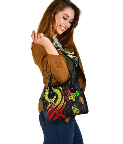 New Caledonia Shoulder Handbag - Reggae Tentacle Turtle