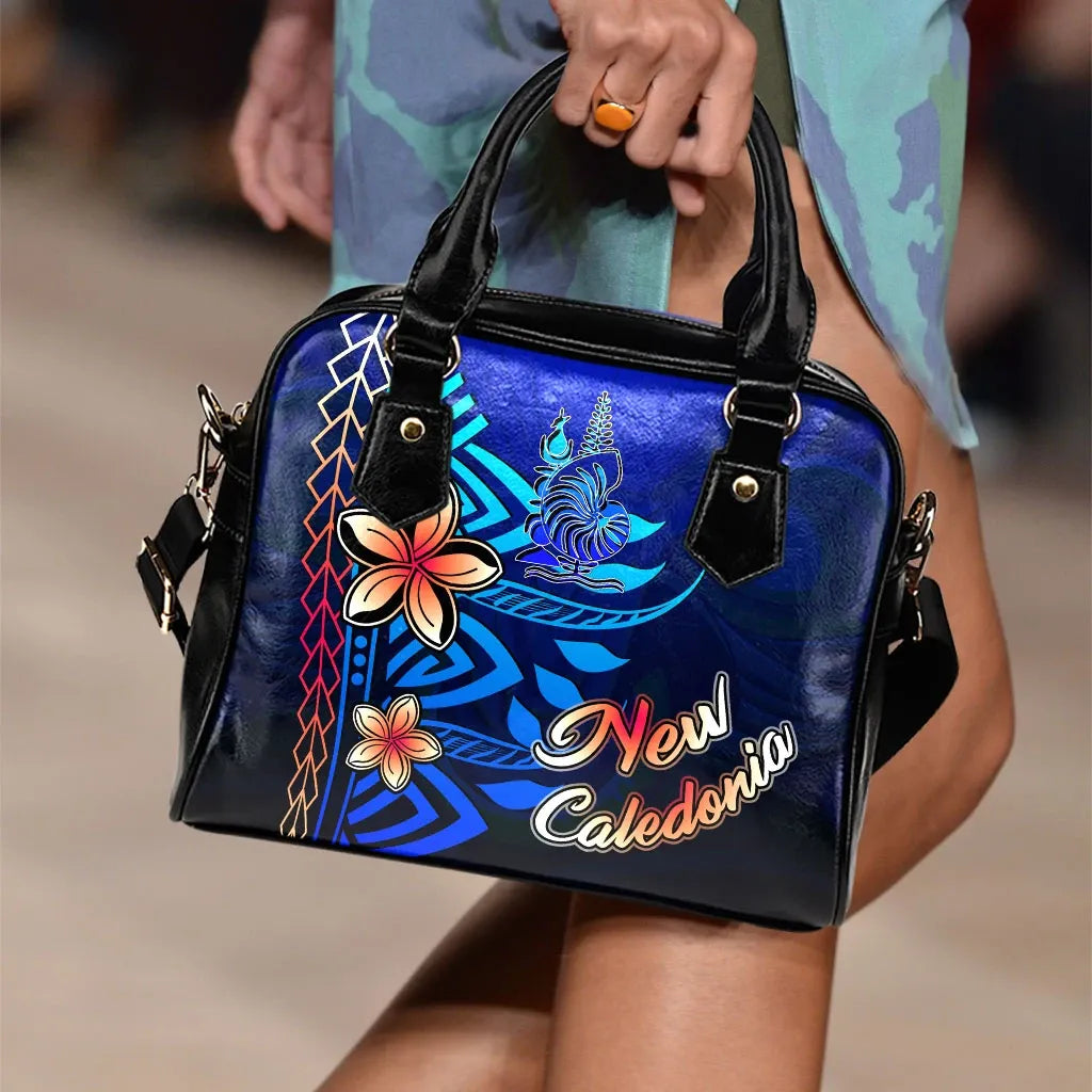 New Caledonia Shoulder Handbag - Vintage Tribal Mountain