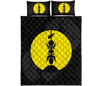 New Caledonia Polynesian Quilt Bed Set