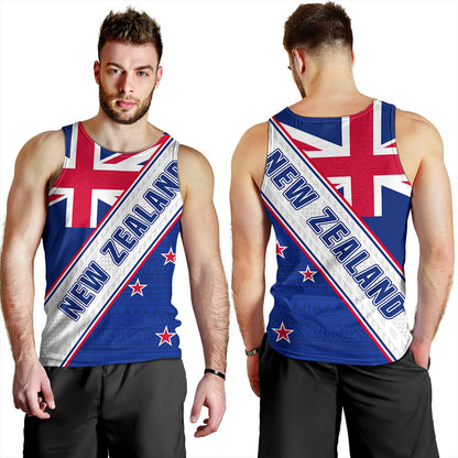 New Zealand Tank Top Maori Tribal Flag Traditional