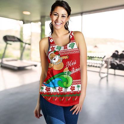 New Zealand Women Tank Santa Claus Ho Ho Ho Christmas
