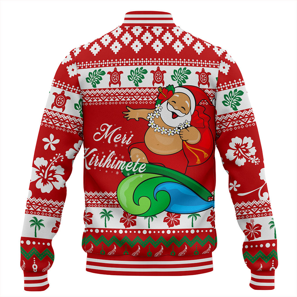 New Zealand Baseball Jacket Santa Claus Ho Ho Ho Christmas