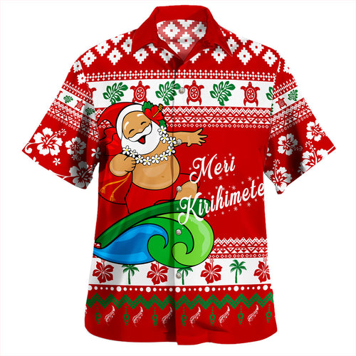 New Zealand Hawaiian Shirt Santa Claus Ho Ho Ho Christmas
