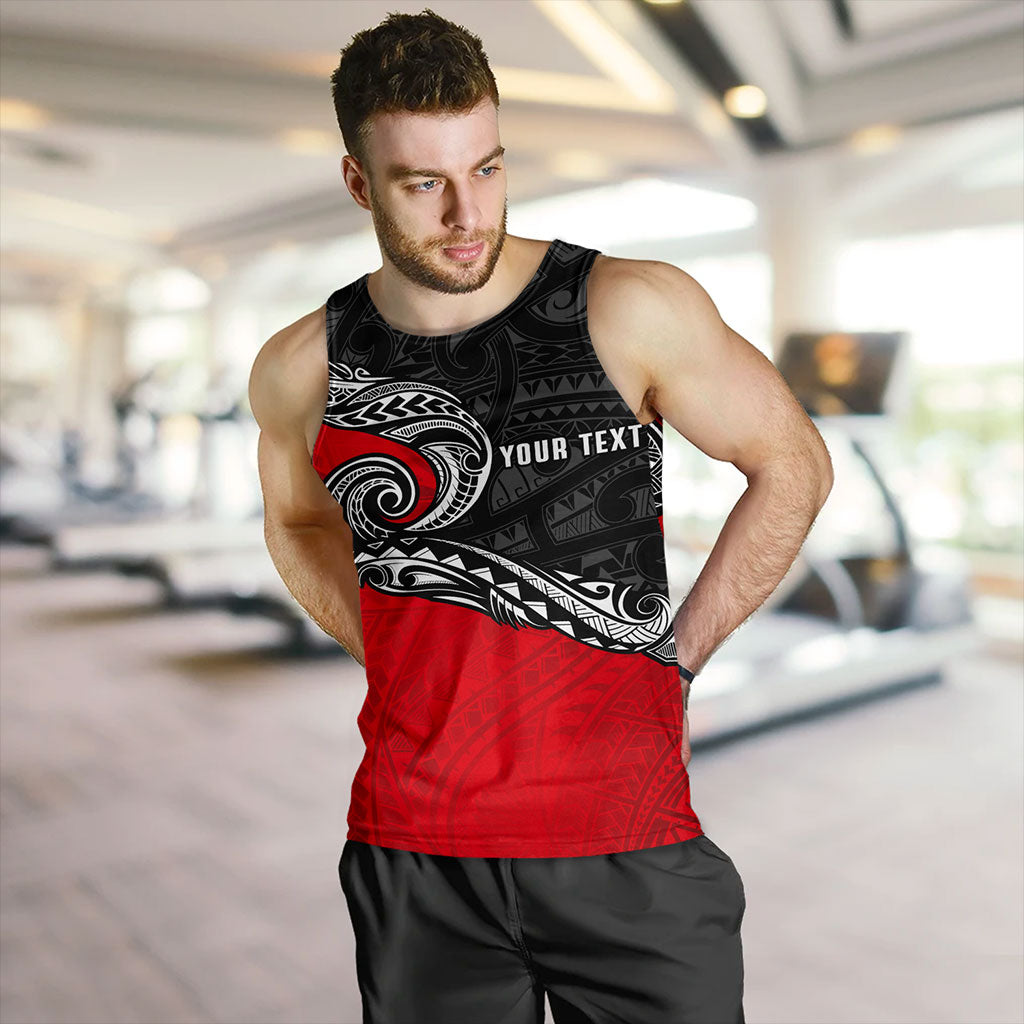 New Zealand Tank Top Maori Tribal Design Flag Style