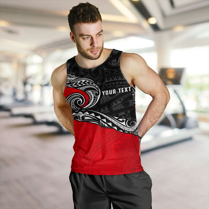 New Zealand Tank Top Maori Tribal Design Flag Style