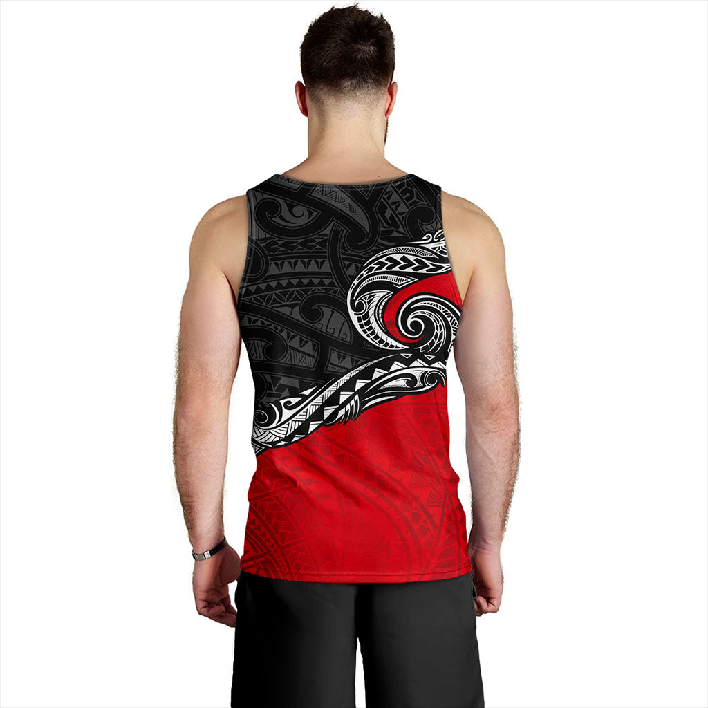 New Zealand Tank Top Maori Tribal Design Flag Style