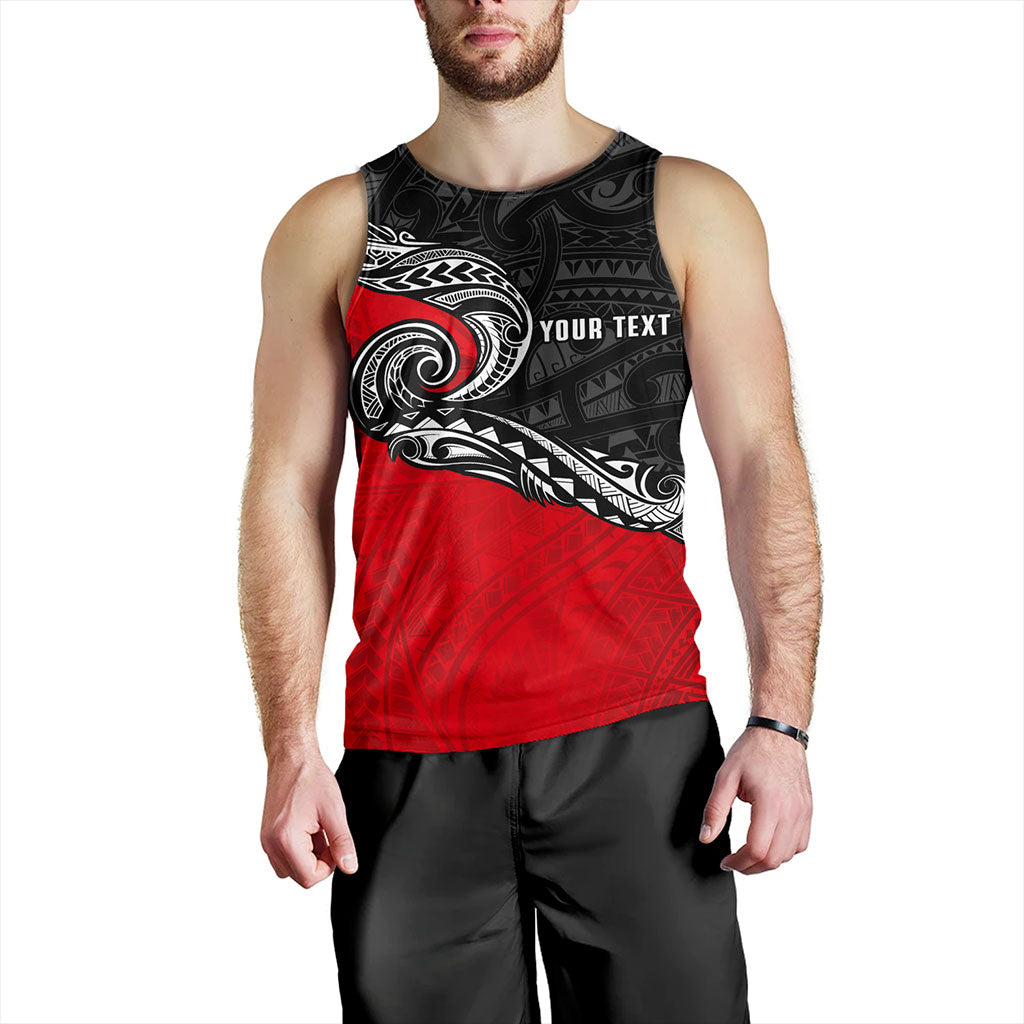 New Zealand Tank Top Maori Tribal Design Flag Style
