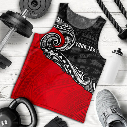 New Zealand Tank Top Maori Tribal Design Flag Style