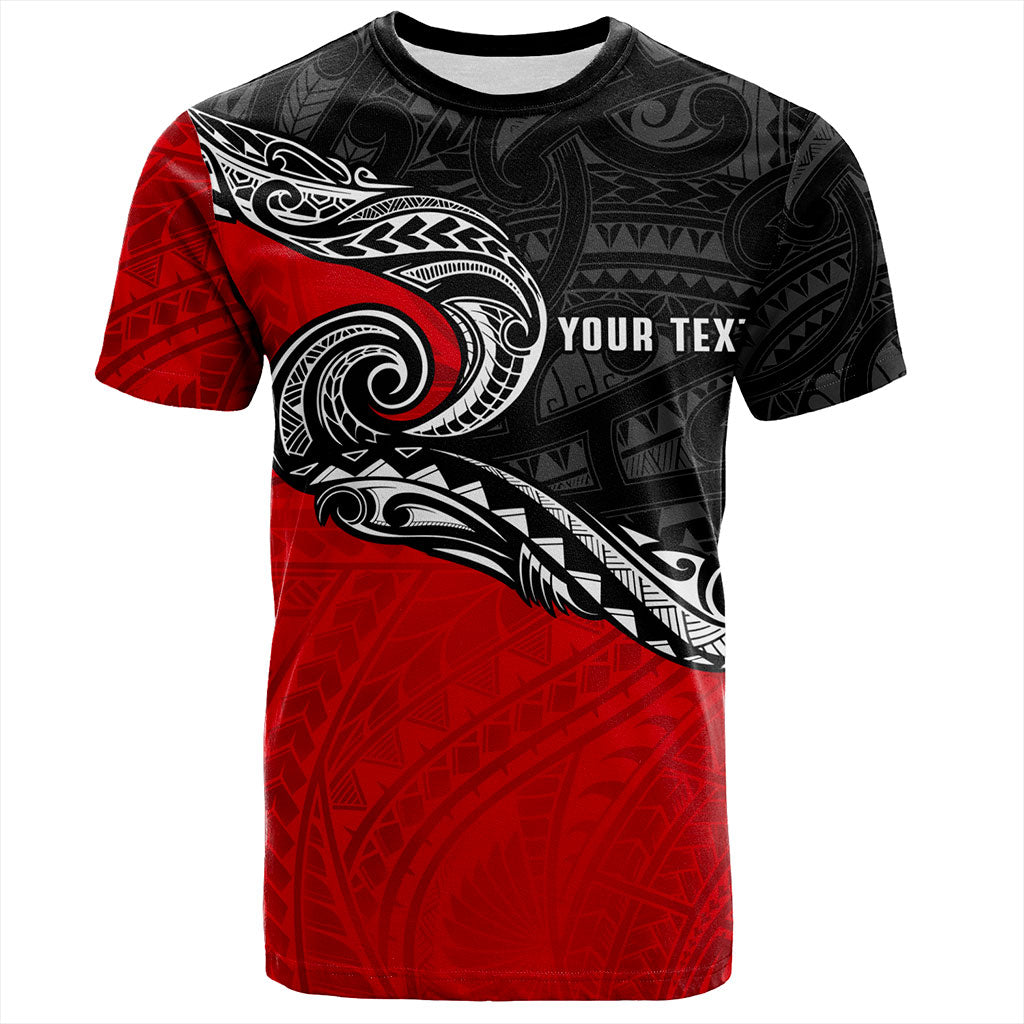 New Zealand T-Shirt Maori Tribal Design Flag Style