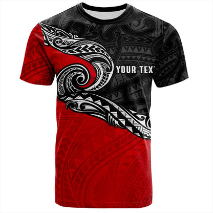 New Zealand T-Shirt Maori Tribal Design Flag Style