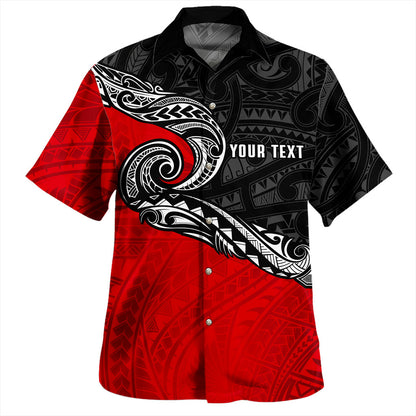 New Zealand Hawaiian Shirt Maori Tribal Design Flag Style