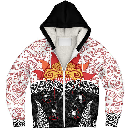 New Zealand Sherpa Hoodie Design Maui Slowed The Sun
