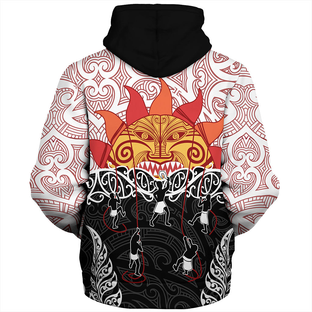 New Zealand Sherpa Hoodie Design Maui Slowed The Sun