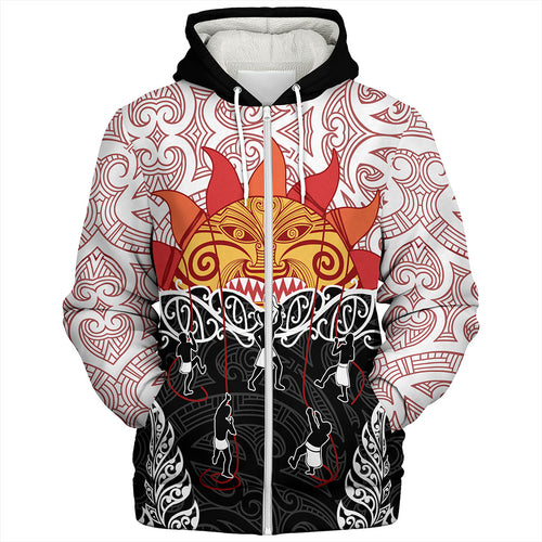 New Zealand Sherpa Hoodie Design Maui Slowed The Sun