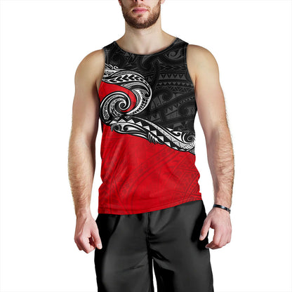 New Zealand Tank Top Maori Tribal Design Flag Style