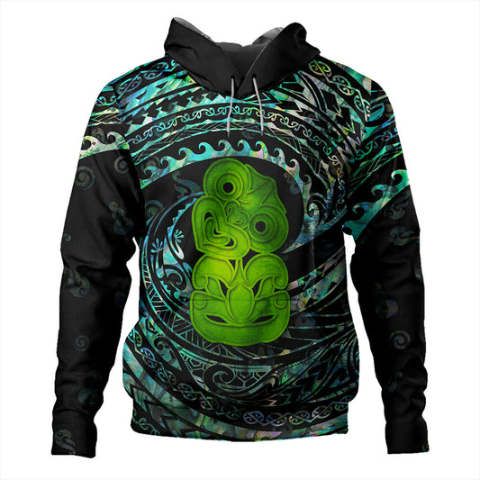 New Zealand Hoodie Paua Shell Hei Tiki