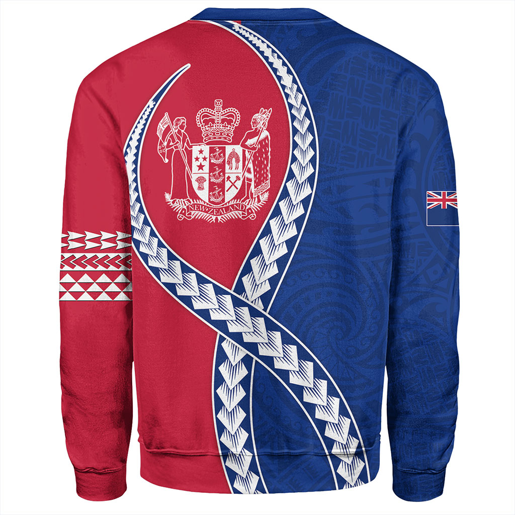 New Zealand Sweatshirt Tribal Polynesian In My Heart