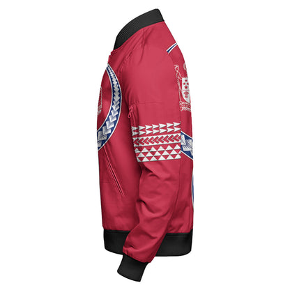 New Zealand Bomber Jacket Tribal Polynesian In My Heart