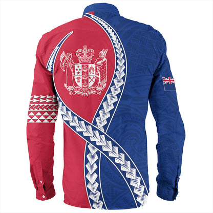 New Zealand Long Sleeve Shirt Tribal Polynesian In My Heart