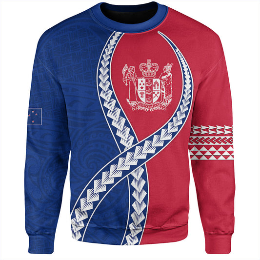 New Zealand Sweatshirt Tribal Polynesian In My Heart