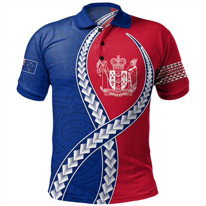 New Zealand Polo Shirt Tribal Polynesian In My Heart