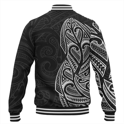New Zealand Baseball Jacket Maori Ta Moko Tattoo