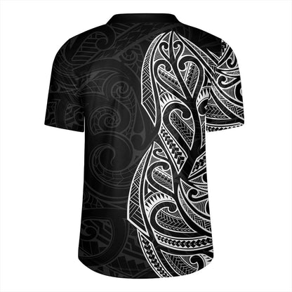 New Zealand Rugby Jersey Maori Ta Moko Tattoo