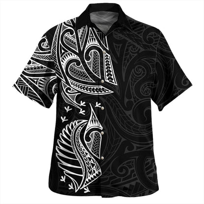 New Zealand Hawaiian Shirt Maori Ta Moko Tattoo