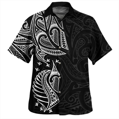 New Zealand Hawaiian Shirt Maori Ta Moko Tattoo