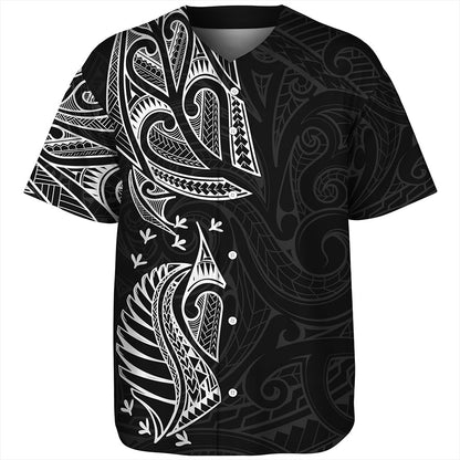 New Zealand Baseball Shirt Maori Ta Moko Tattoo