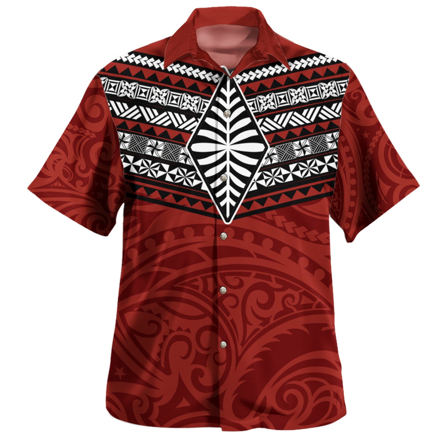 Tonga Hawaiian Shirt Ngatu Polynesian Pattern