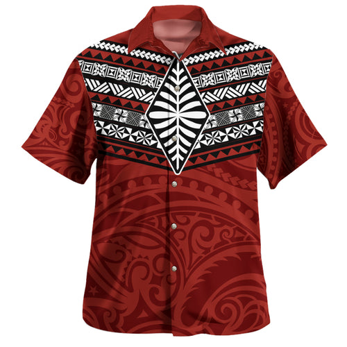 Tonga Hawaiian Shirt Ngatu Polynesian Pattern