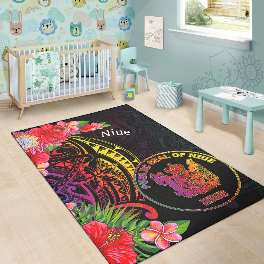 Niue Area Rug - Tropical Hippie Style