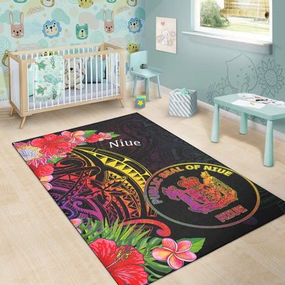 Niue Area Rug - Tropical Hippie Style